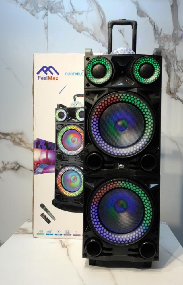 مكبر صوت FEELMAX سماعتين بلوتوث مع اضاءة FL-839