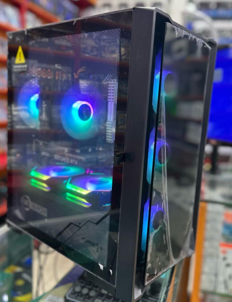 تجميعة جهاز بي سي /كرت شاشه 3050 رام 16g مساحة تخزين 1trb m.2 لوحه M610 باور سبلاي 600w كيس زجاج امامي وجانبي   7مروحه  مبرد هوائ RGB معالج i5-10400