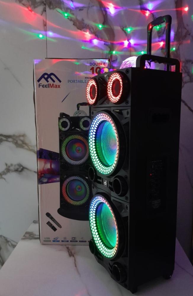 مكبر صوت FEELMAX سماعتين بلوتوث مع اضاءة FL-839
