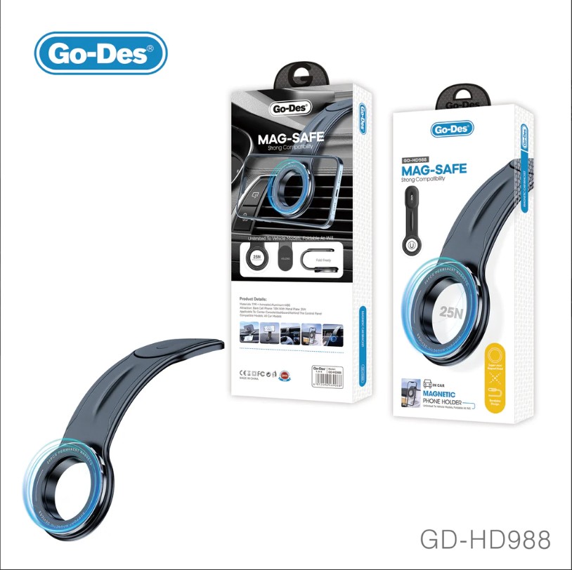 حامل هاتف السيارة المغناطيسي القوي للغاية قابل للطي GD-HD988