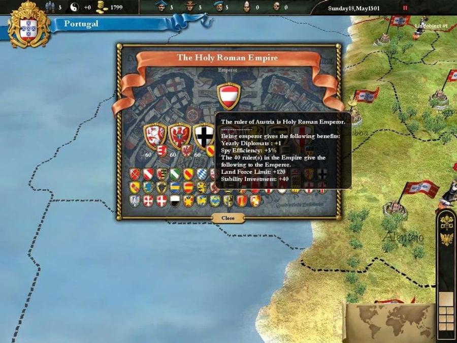 Europa Universalis III screenshot 2