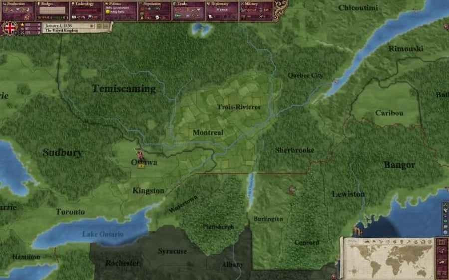 Victoria II gameplay screenshot 3