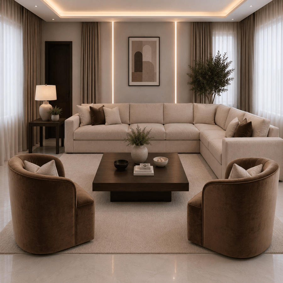 كنب زاوية مودرن 009