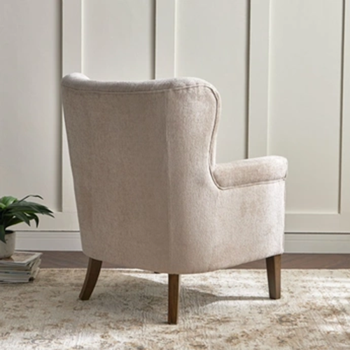Single chair with foam padding and pocket spring coils