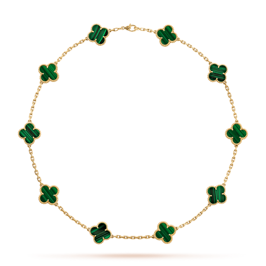 طقم "Sweet Hearts" من "Van Cleef & Arpels" مكون من قطعتين [ سوار + قلادة ]