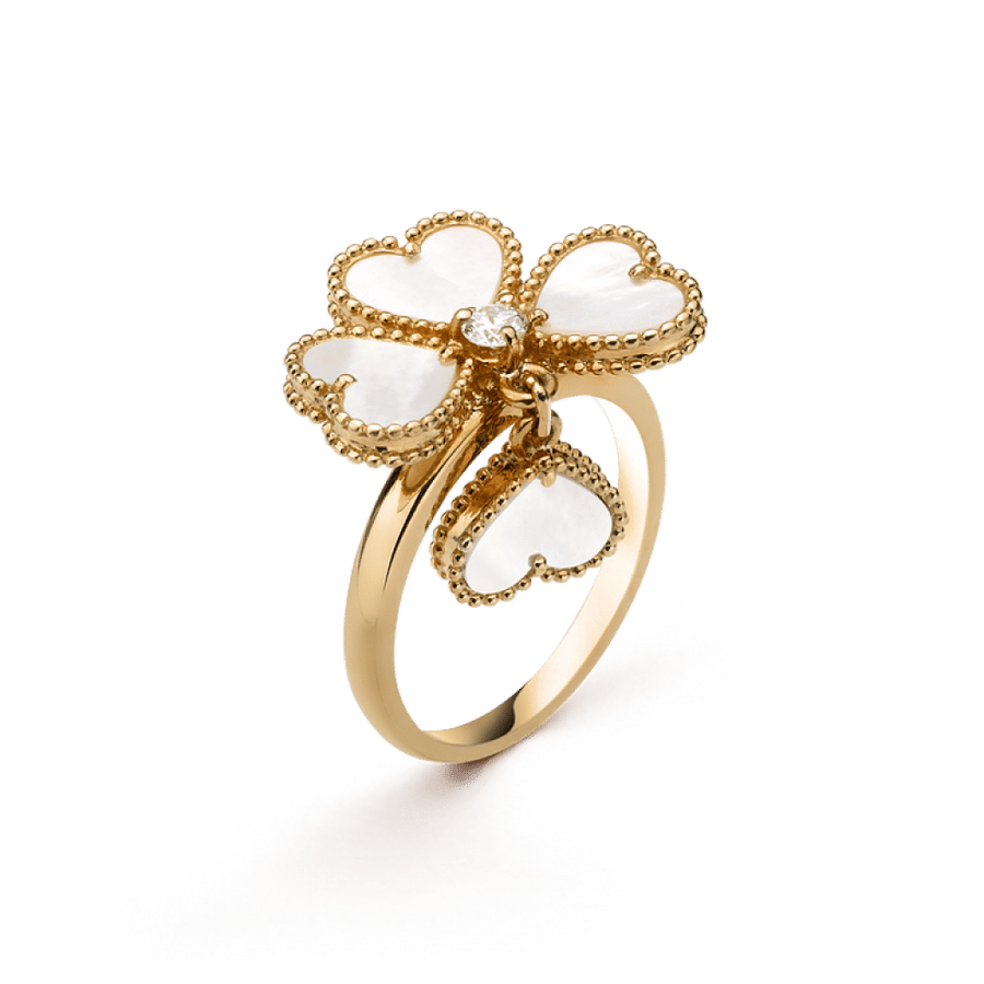 Van Cleef & Arpels Sweet Hearts 2-Piece Set [Earrings + Ring]