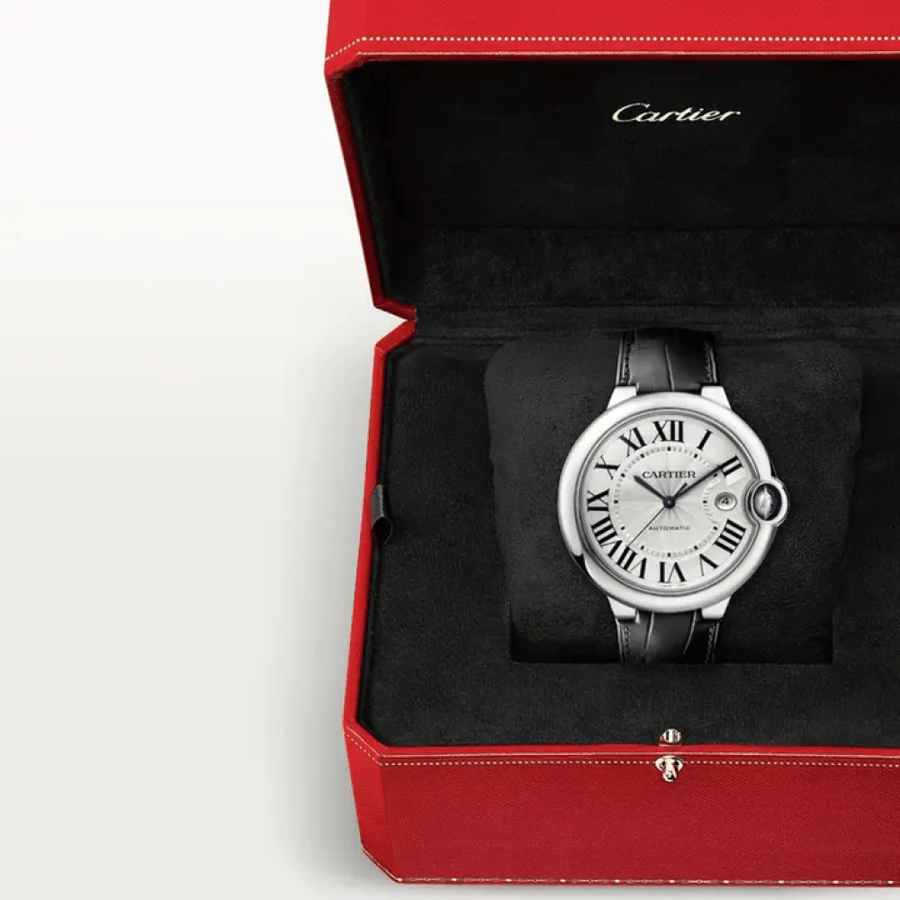 ساعة كارتييه بالون أزرق