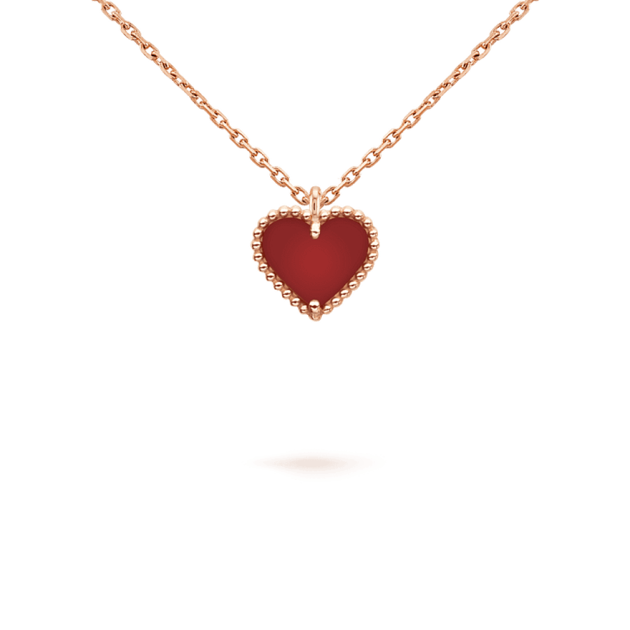 Van Cleef & Arpels طقم Sweet Hearts مكون من 3 قطع [أقراط + قلادة + سوار]