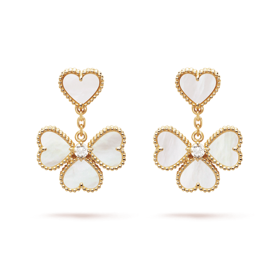 Van Cleef & Arpels Sweet Hearts 2-Piece Set [Earrings + Ring]