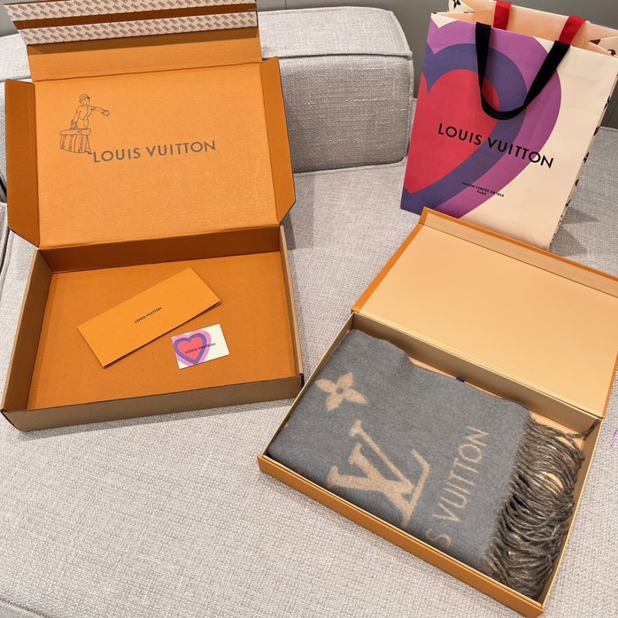 LV gradient cashmere scarf 100% cashmere 45*190cm