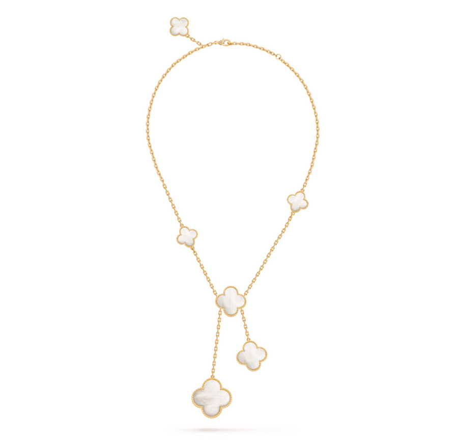 Van Cleef & Arpels طقم Sweet Hearts مكون من قطعتين [خاتم + قلادة]