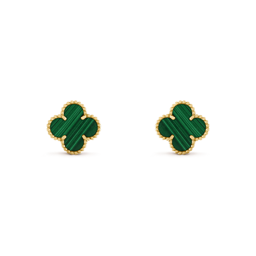 طقم "Sweet Hearts" من "Van Cleef & Arpels" مكون من قطعتين [ أقراط + قلادة ]