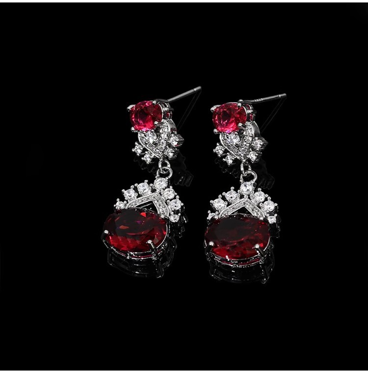 Zirconia Necklace and Earrings Set