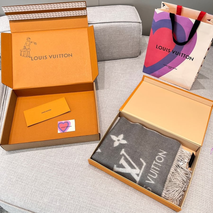 LV gradient cashmere scarf 100% cashmere 45*190cm