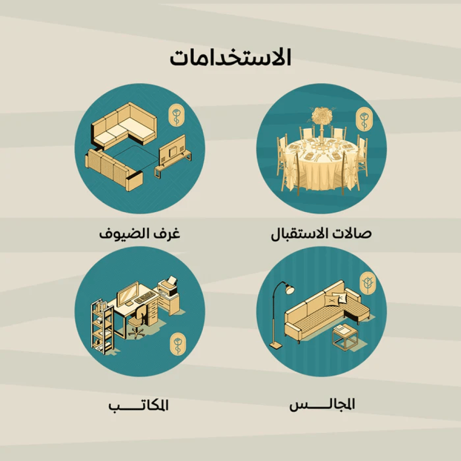رول زيت عطري مركز الفنادق من عود لافر - 12 عبوة
