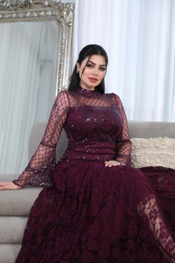فستان كلوش طويل