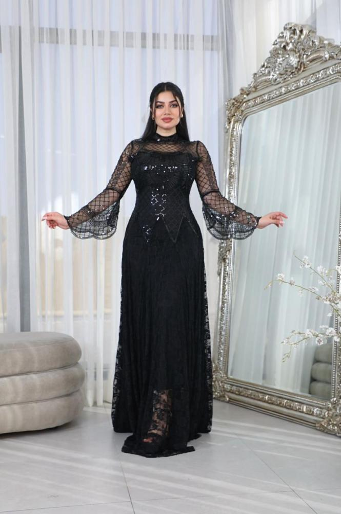 فستان ملكي اسود
