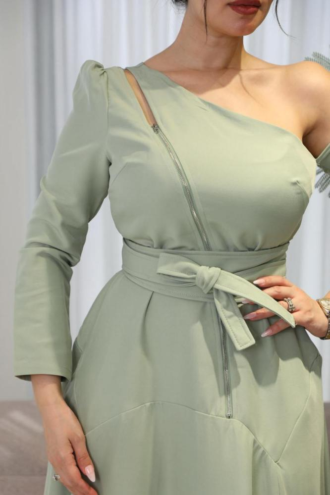 فستان سادة ناعم