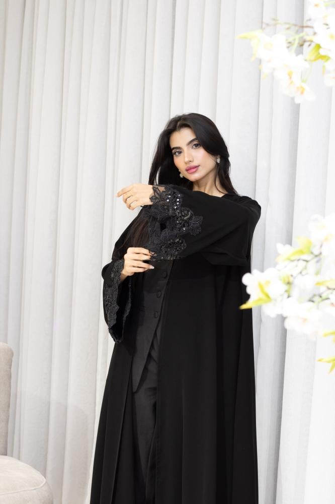 عباية تطريز يدوي