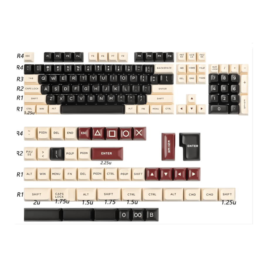 كي كابس 150 مفتاح PBT