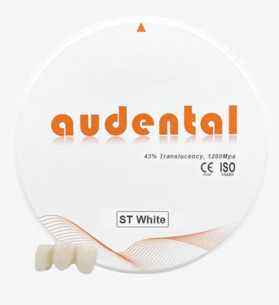 Audental ST Preshaded Zircon Block 98mm