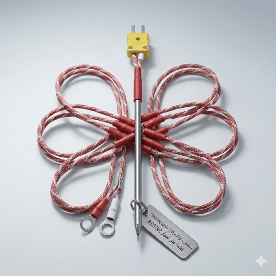 Subassembly thermocouple | Thermocouple temperature sensor, replacement part for BIOSTAR