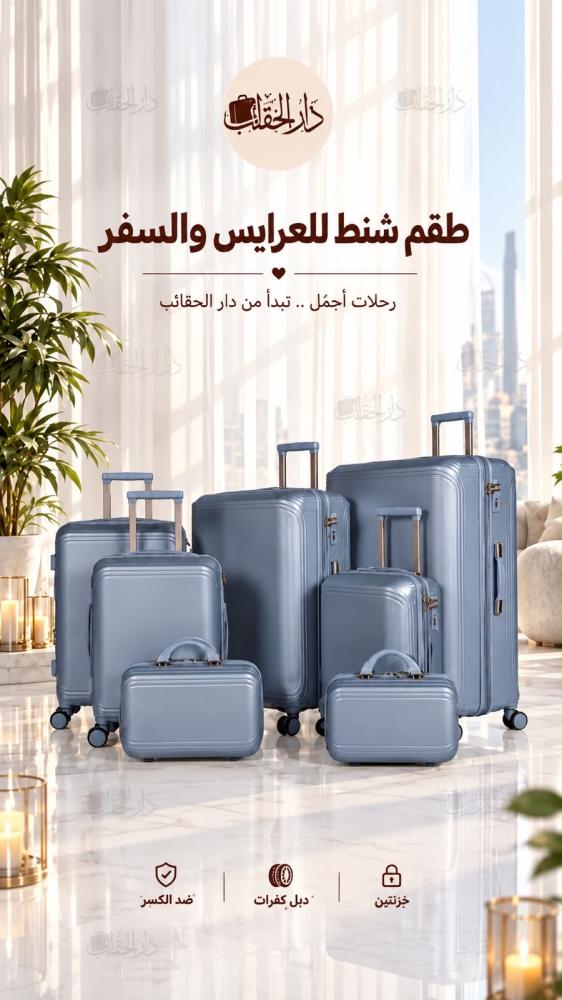طقم للعرايس والسفر فاخر من 7 قطع