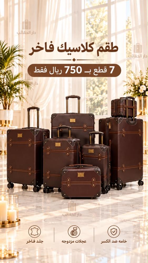 طقم كلاسيك فاخر 7 قطع