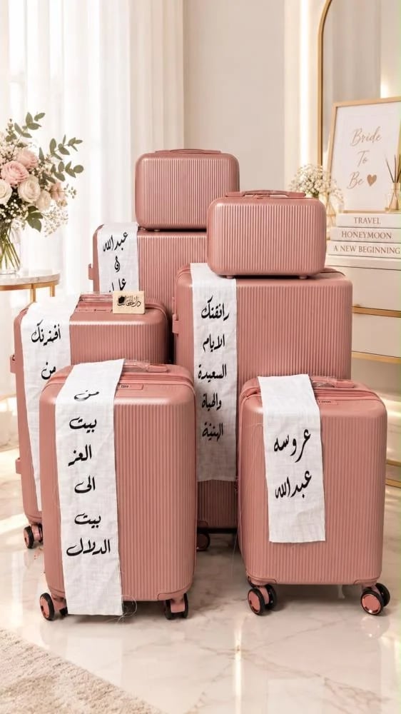 طقم فاخر للعرايس والسفر قطع