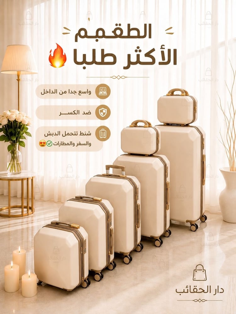 طقم سفر  4 قطع ( اكبر طلبا )