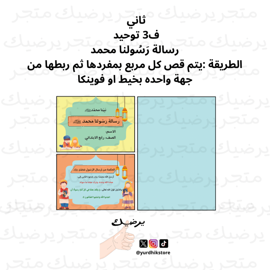 ثاني ف2 توحيد رسالة رَسُولنا محمد