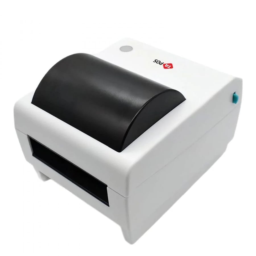Thermal barcode printer for printing labels with automatic label separation feature