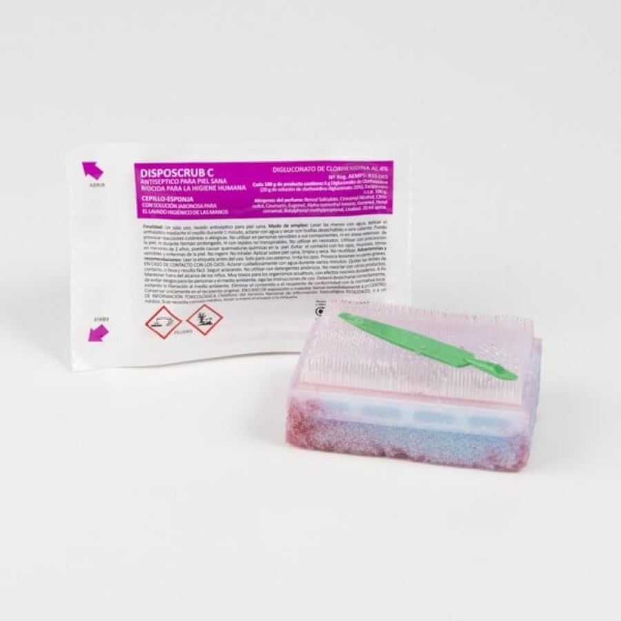 Chlorhexidine Surgical Scrub Brush, فرشاة التعقيم الجراحي بالكلورهيكسيدين