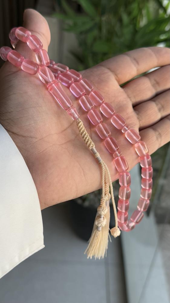 A prayer bead with a clasp