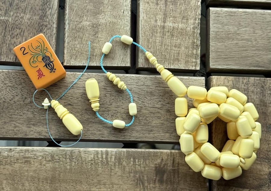 Old cone-shaped rosary from Dhamma