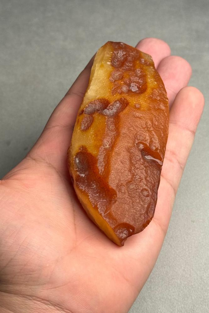 Natural amber stone
