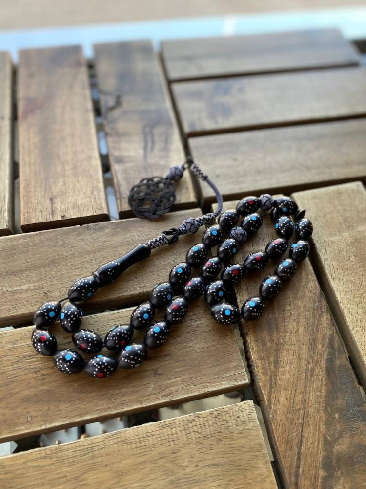 Natural coconut prayer bead