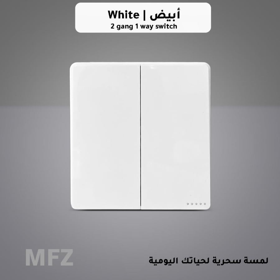 مفتاح ثنائي ابيض