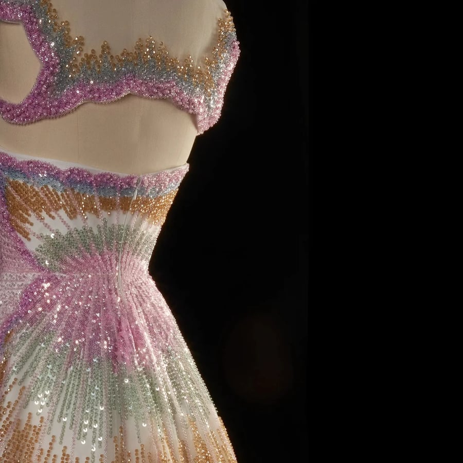 Pastel Embellished Gown MS226