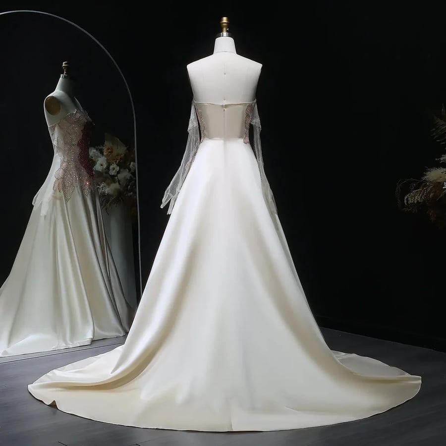 Floral Embellished Ball Gown MS221