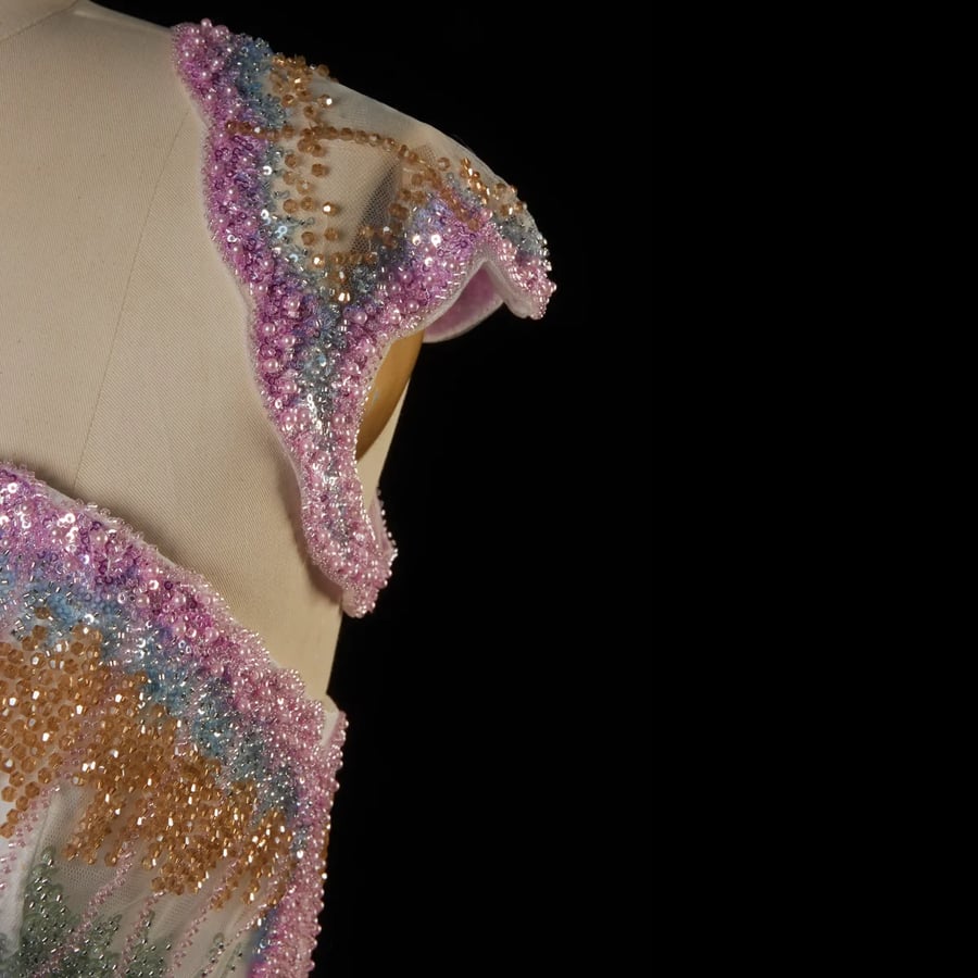 Pastel Embellished Gown MS226