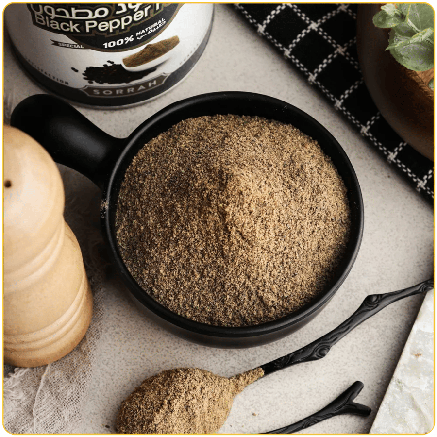فلفل اسود مطحون  صره   200gm