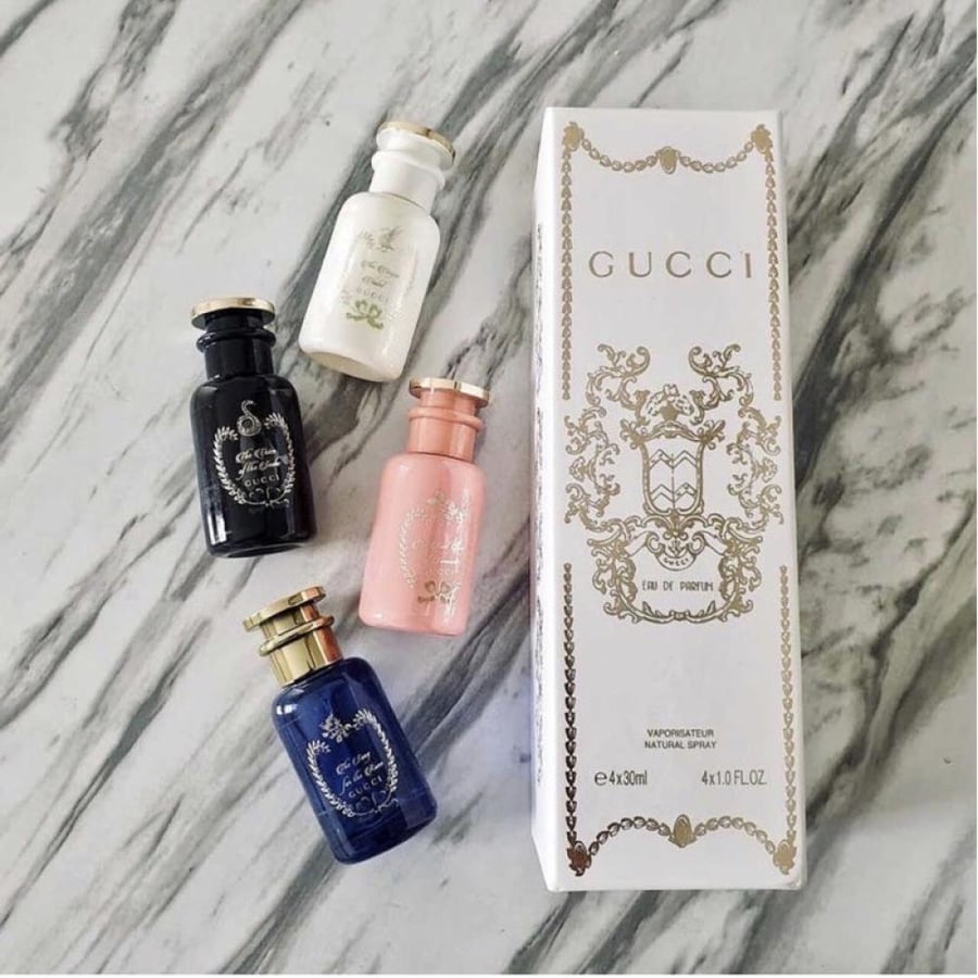 مجموعة هدايا عطور غوتشي 4 عبوات او دو برفيوم 30 مل