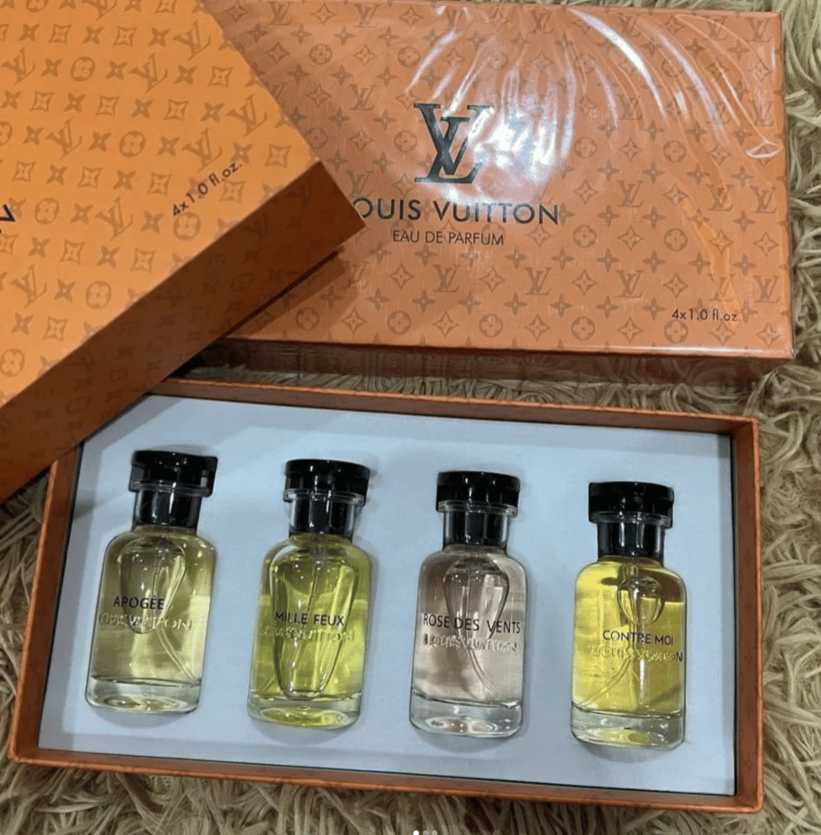 مجموعة عطور لويس فيتون النسائيه 4 عبوات او دو برفيوم 30 مل