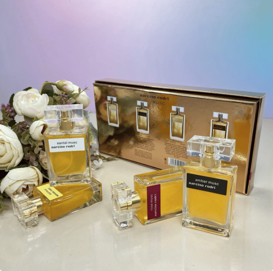 مجموعة هدايا عطور نرسيسو رودريغز مسك 4 عبوات 30 مل