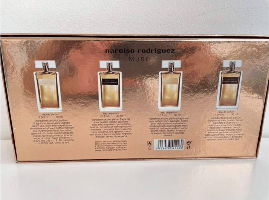 مجموعة هدايا عطور نرسيسو رودريغز مسك 4 عبوات 30 مل