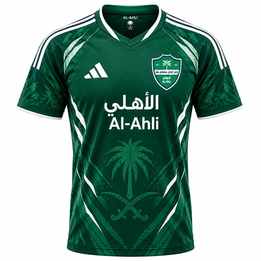 تيشيرت الأهلي السعودي بتصميم خاص من متجر التميز
