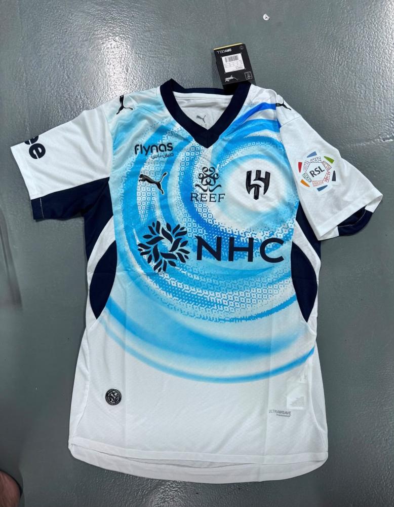 تيشيرت الهلال الاحتياطي اللون الابيض 2027