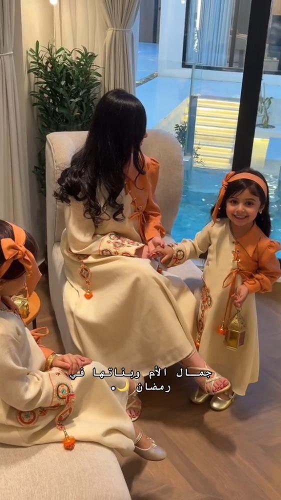 جلابيات رمضان للأم وبنتها
