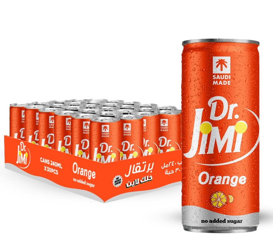 DR.Jimi Orange zero sugar 240 ML X 30 pieces